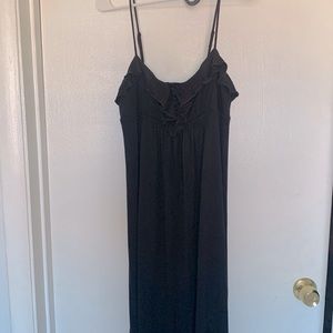 Black maxi dress